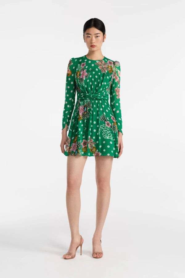 Saloni Blythe B Mini Dress - Celosia Garden