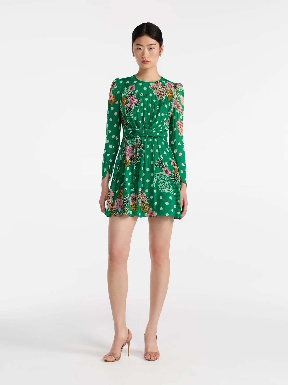 Saloni Blythe B Mini Dress - Celosia Garden - Image 1 of 3