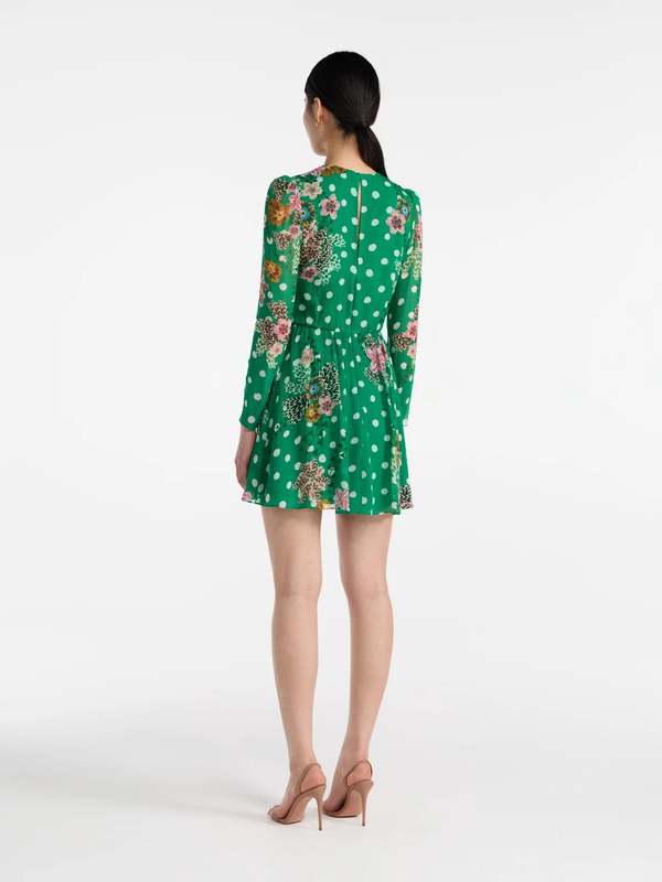 Saloni Blythe B Mini Dress - Celosia Garden