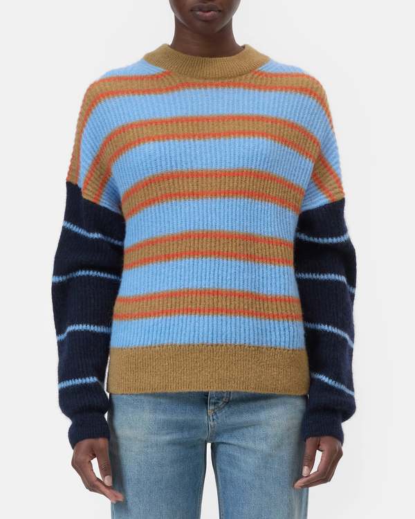 Closed Crew Neck Long Sleeve Sweater Closed Crew Neck Long Sleeve Sweater