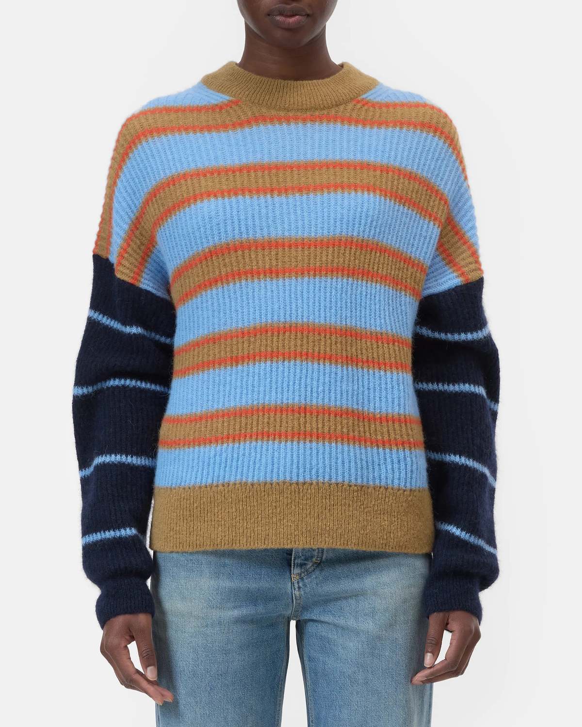 Closed Crew Neck Long Sleeve Sweater - Image 1 of 7