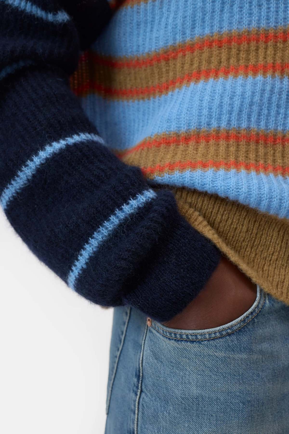 Closed Crew Neck Long Sleeve Sweater - Image 5 of 7