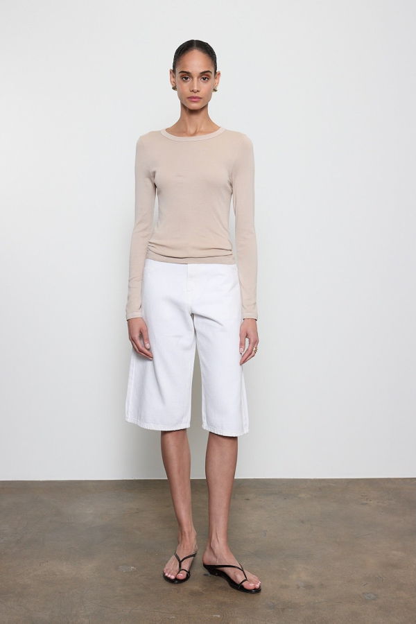 Enza Costa New Classic Long Sleeve Tee