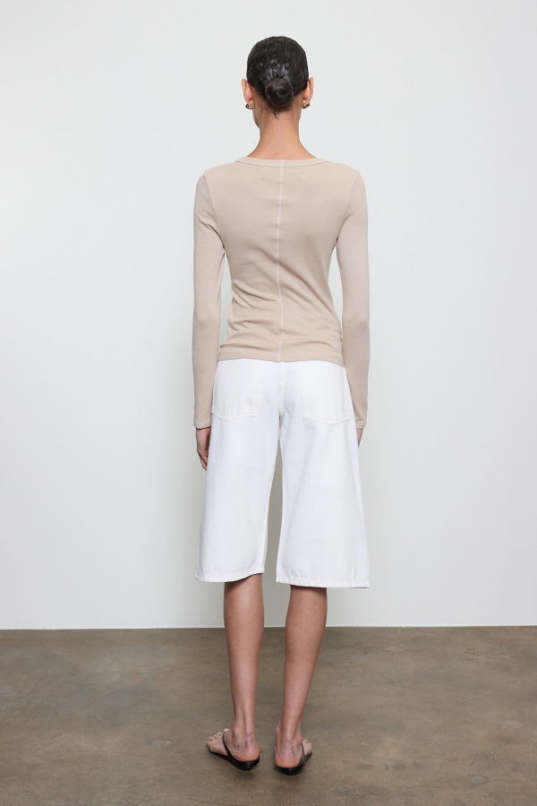 Enza Costa New Classic Long Sleeve Tee