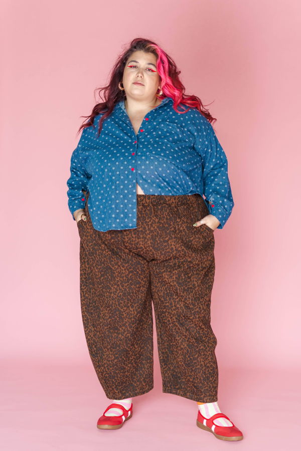 Nettle Studios Balloon Pant in Leopard Twill Pants