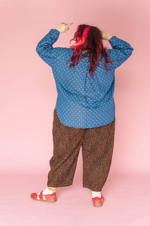 Nettle Studios Balloon Pant in Leopard Twill Pants