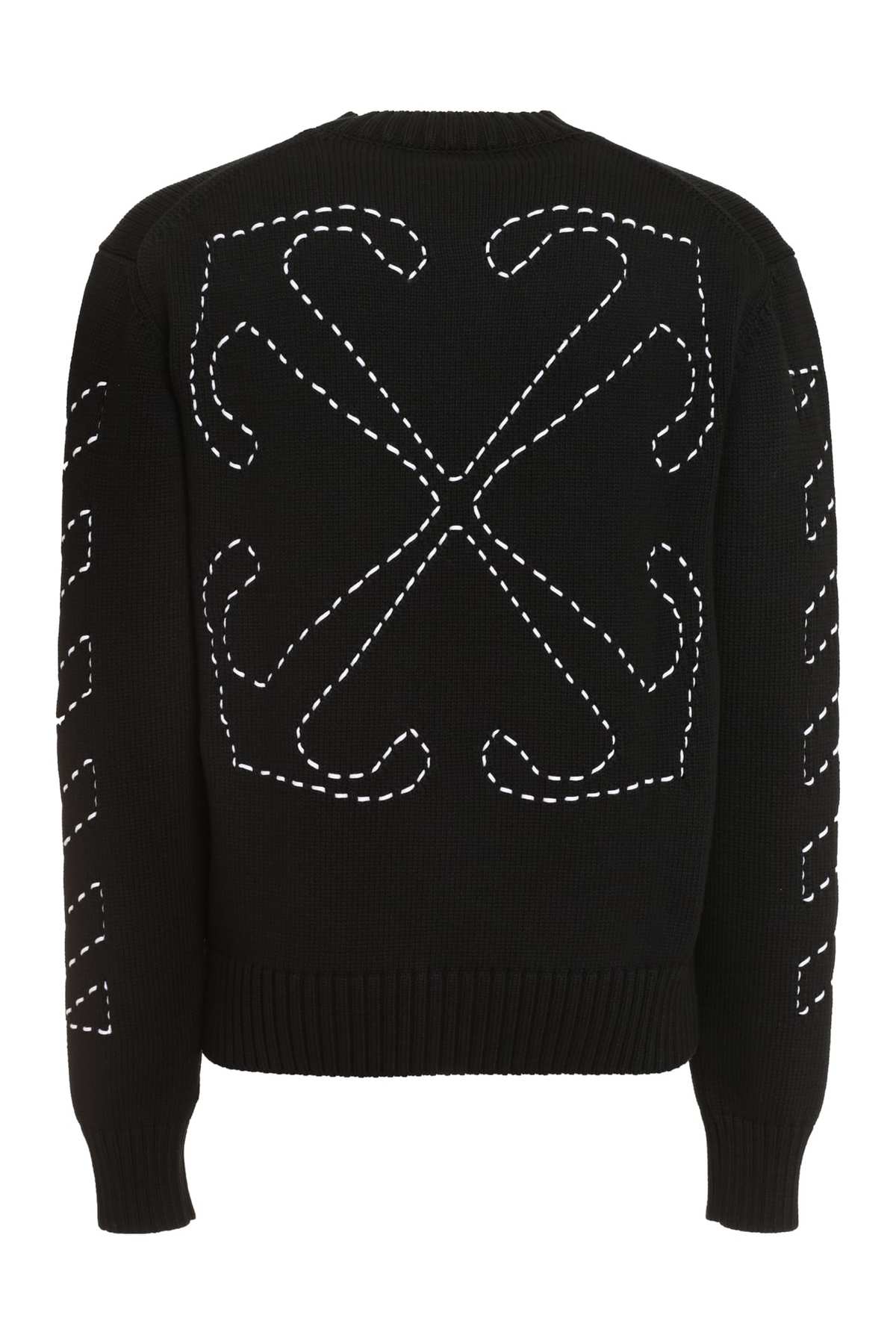 Off-White Stitch Arrows Diags Sweater - Black - Image 2 of 3