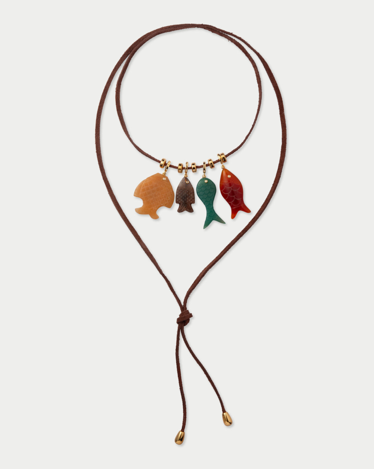 Eliou Fish Charm Wrap Necklace - Image 1 of 3
