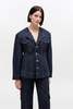 Ganni Denim Blazer - Rinse - Thumbnail 1