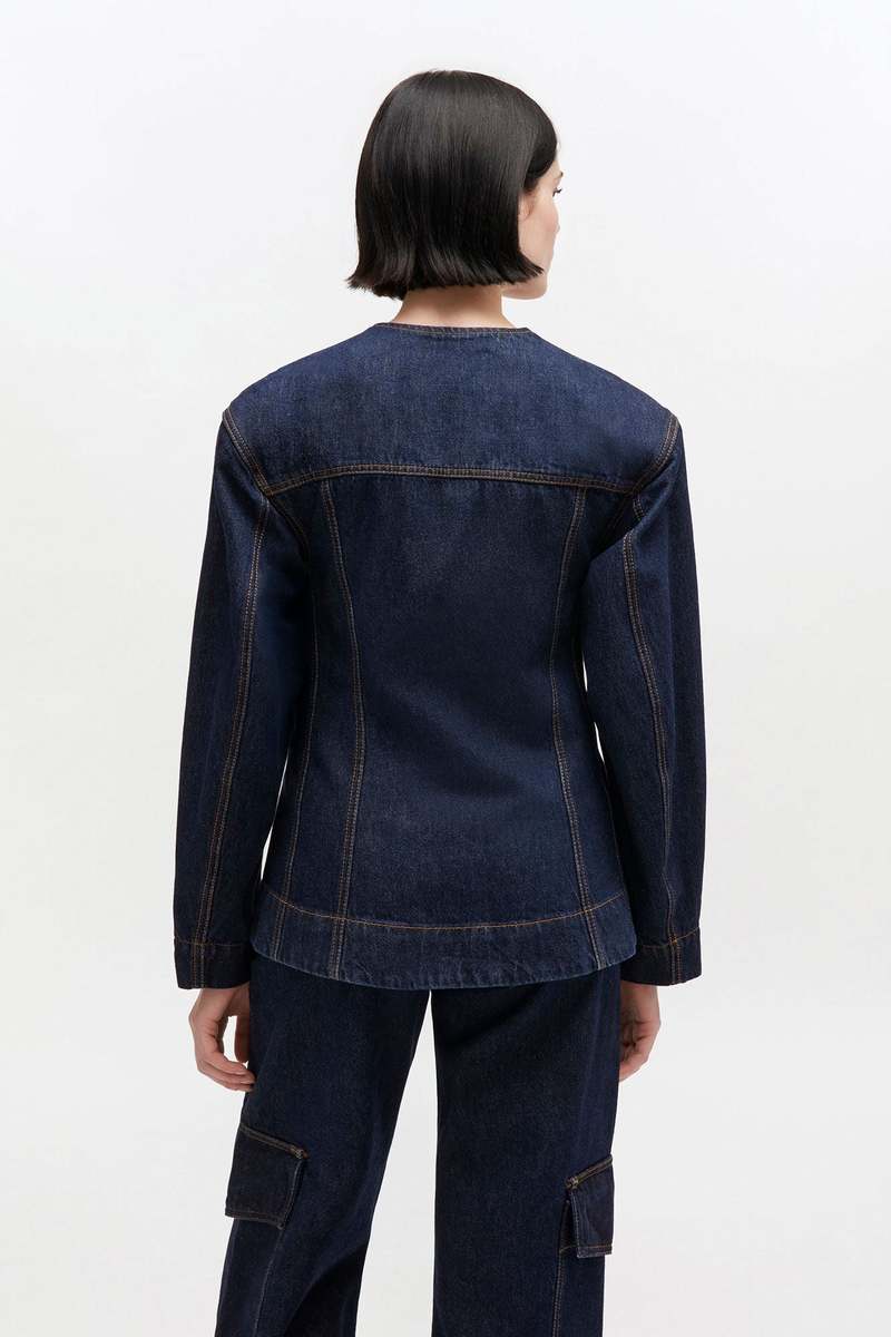 Ganni Denim Blazer - Rinse