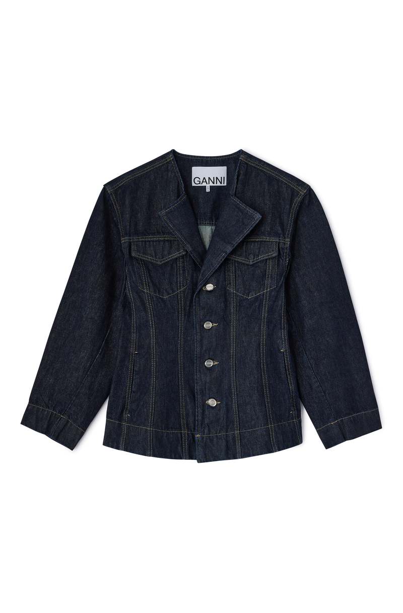 Ganni Denim Blazer - Rinse
