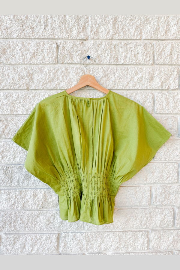 Sea NY Violet Short Sleeve Top - Green