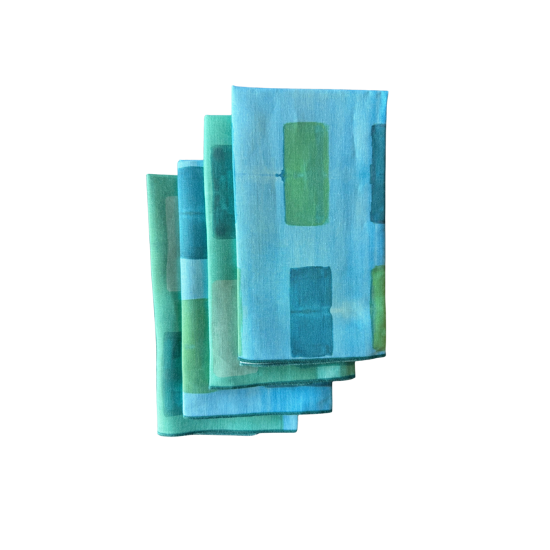 Goldie Home Blue Tapestry Napkin