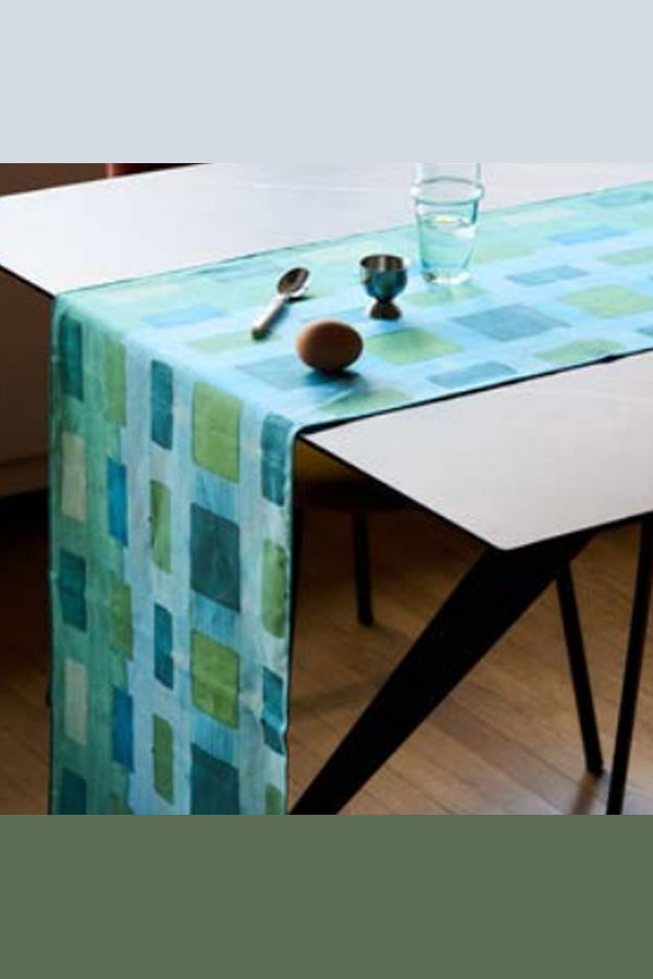 Goldie Home Blue Tapestry Runner