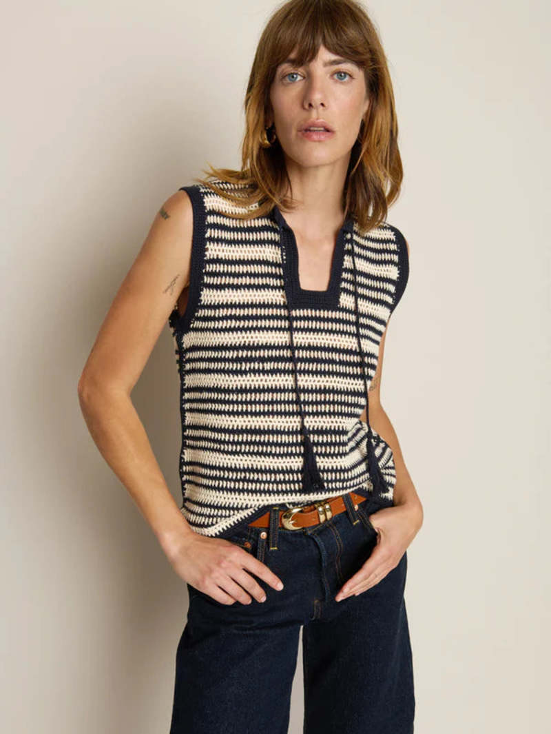 Nation Priscilla Crochet Tank Top