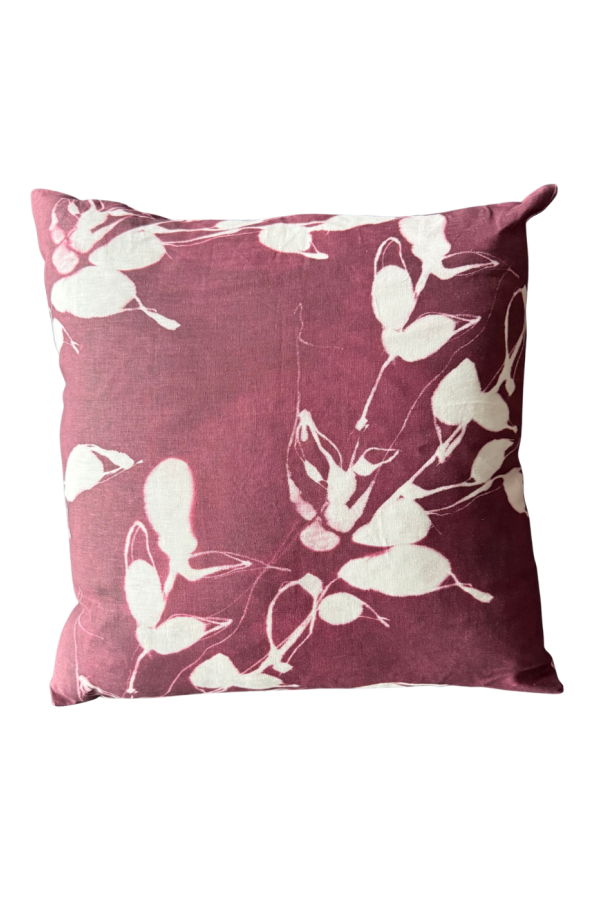 Goldie Home Porto Print in Aubergine Throw Pillow