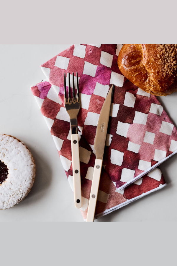 Goldie Home S/4 Pink Diamonds Napkins