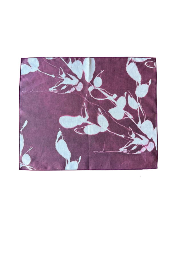 Goldie Home Porto Print in Aubergine Placemats, Set of 4