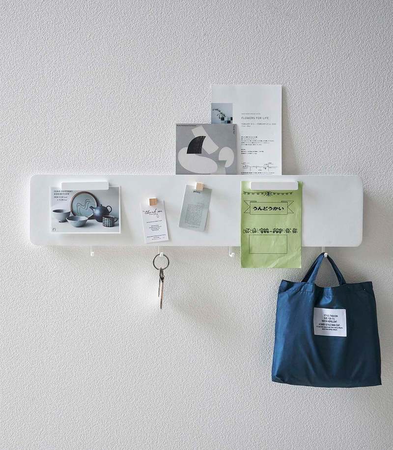 Yamazaki Home Wall-Mounted Magnet Board Magnetic Organizer