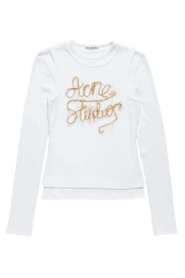 Acne Studios AL0505183 Tunic Top - Optic White