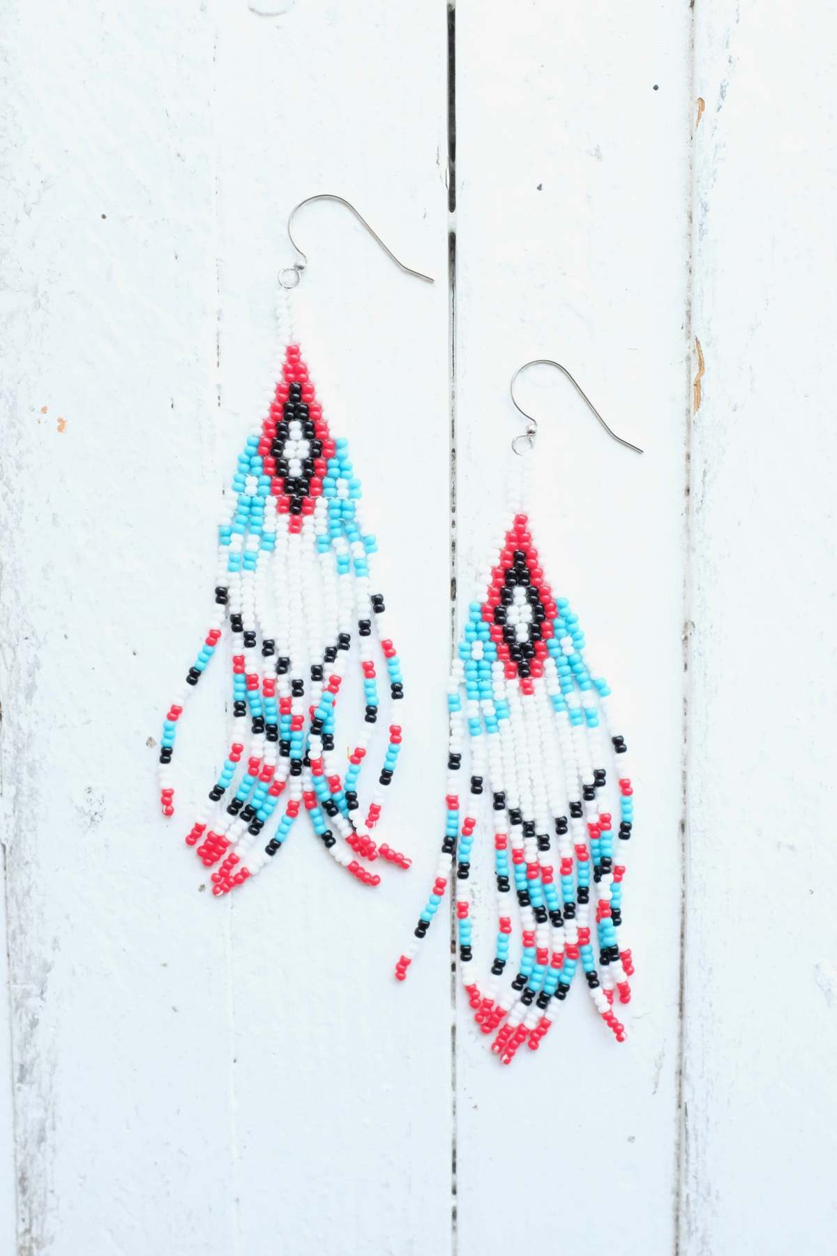 CreeNative Fringe Earrings - Multi - Image 6 of 8