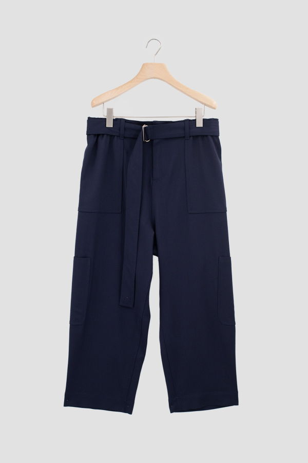 JULIA JENTZSCH Zachary Light Wool Suiting With 6 Pockets Cargo Pants