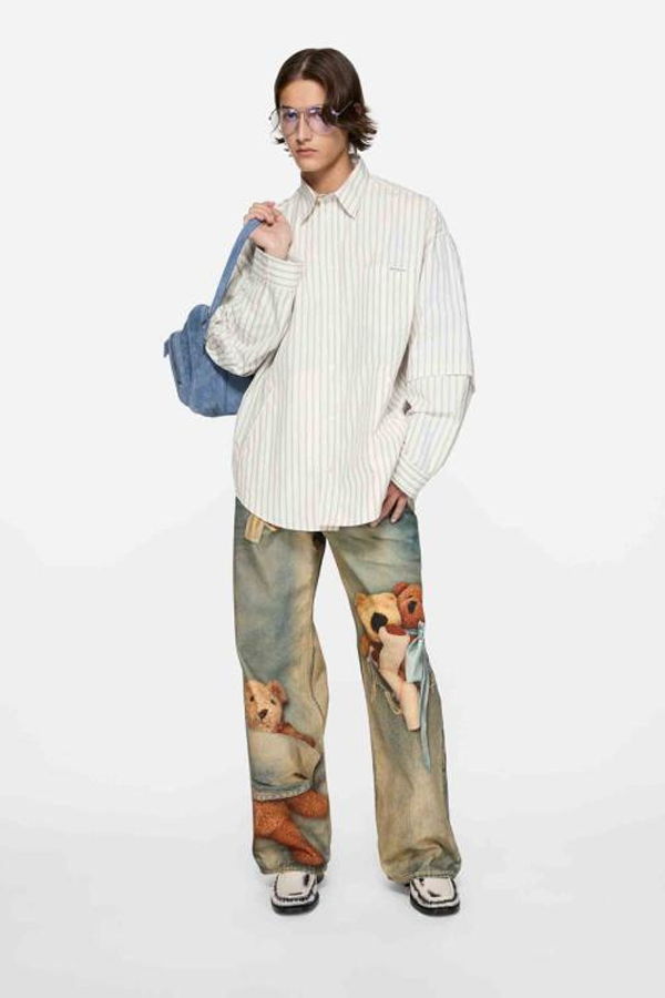 Acne Studios Shirt - Off White Grey