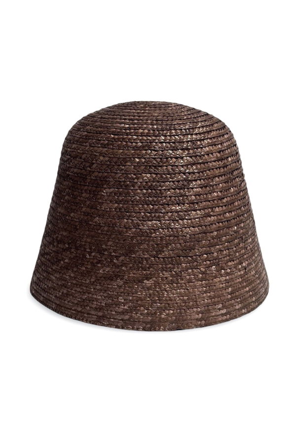 London Atelier Byproduct Woven Straw Lamp Bucket Hat