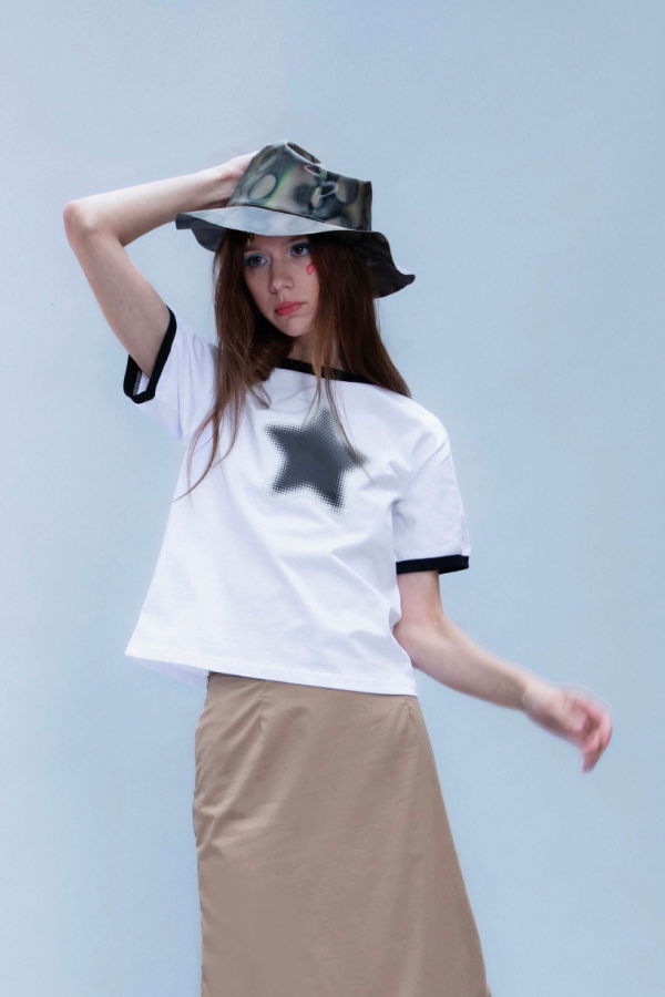 Leeann Huang Star Ringer Tee