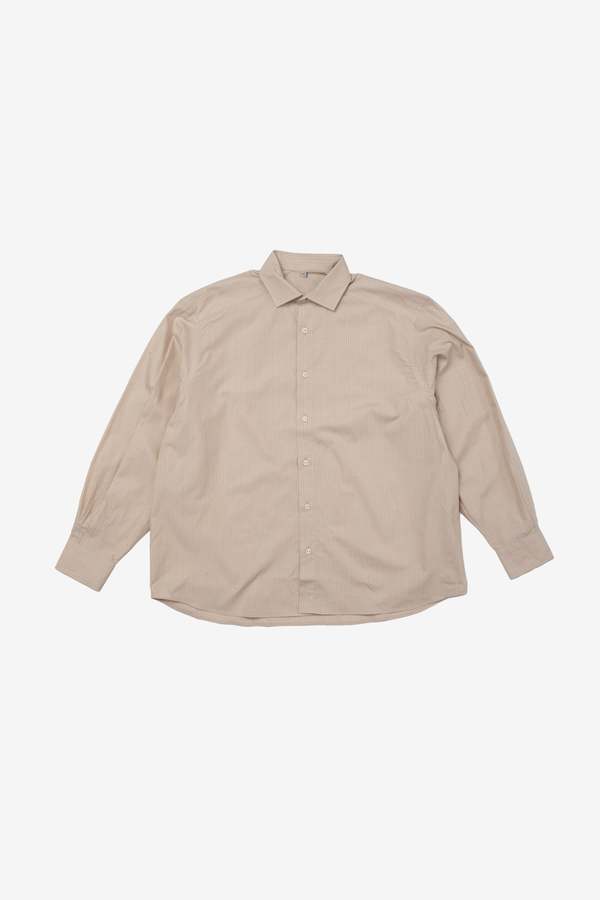 Baserange Claude Shirt - Brown Stripe