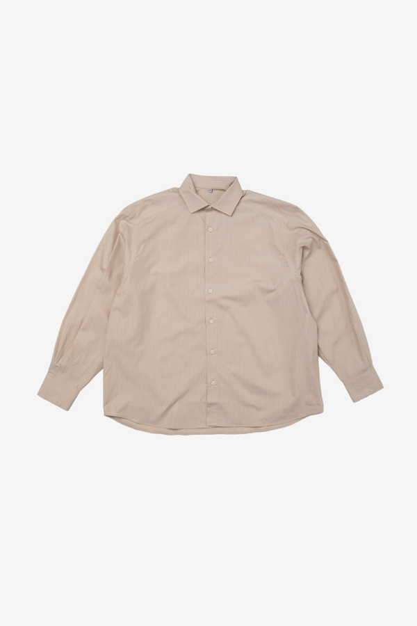 Baserange Claude Shirt - Brown Stripe