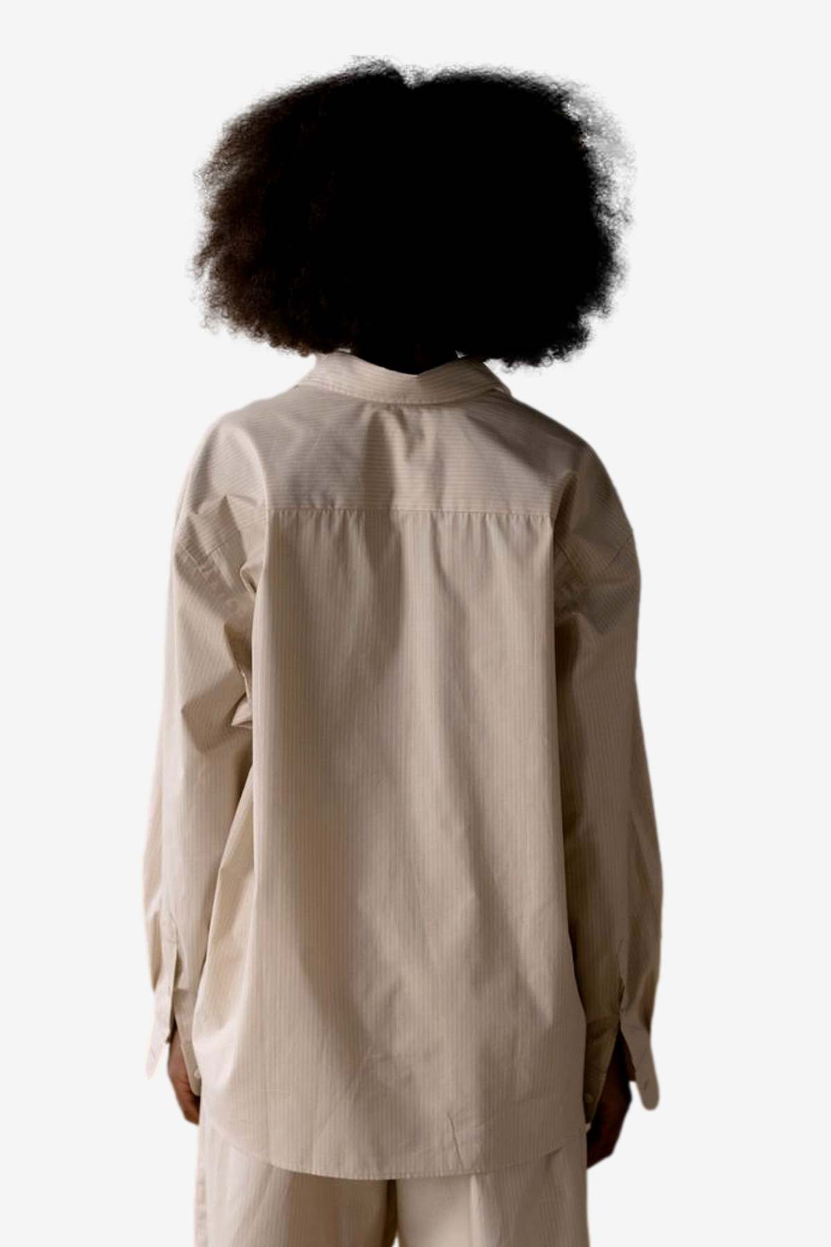 Baserange Claude Shirt - Brown Stripe - Image 4 of 8