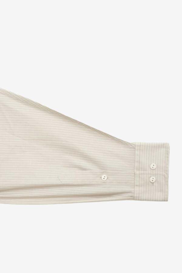 Baserange Claude Shirt - Brown Stripe