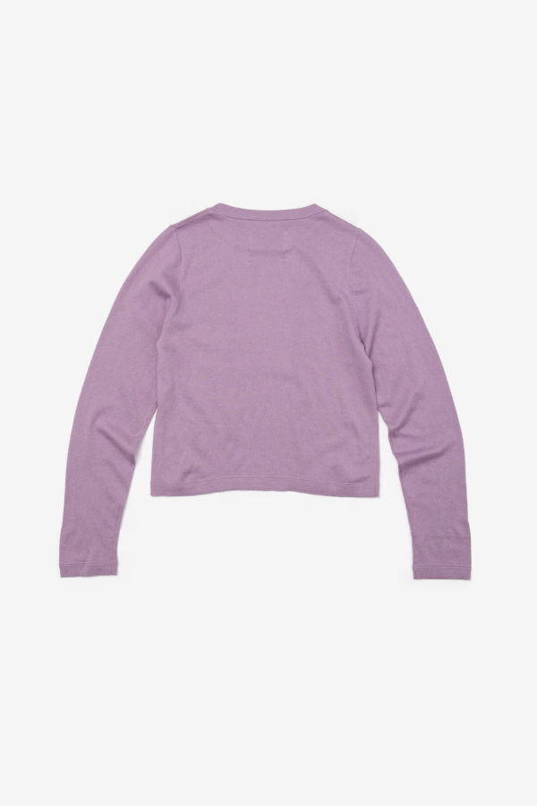 Extreme Cashmere N°451 Lisa Long Sleeve T-Shirt - Lila