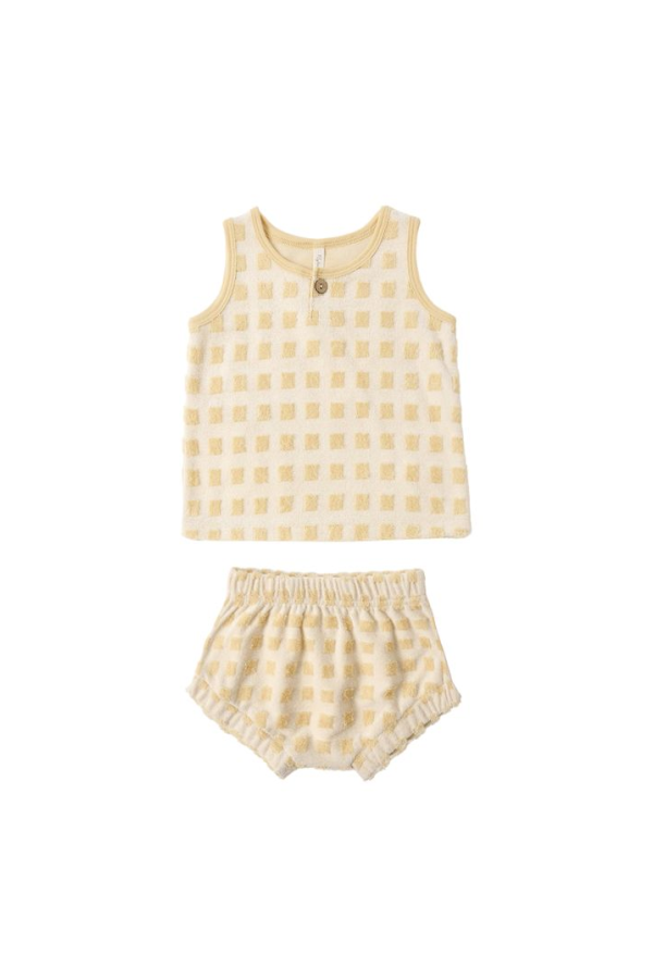 KIDS Rylee + Cru Baby Tank Set - Butterscotch