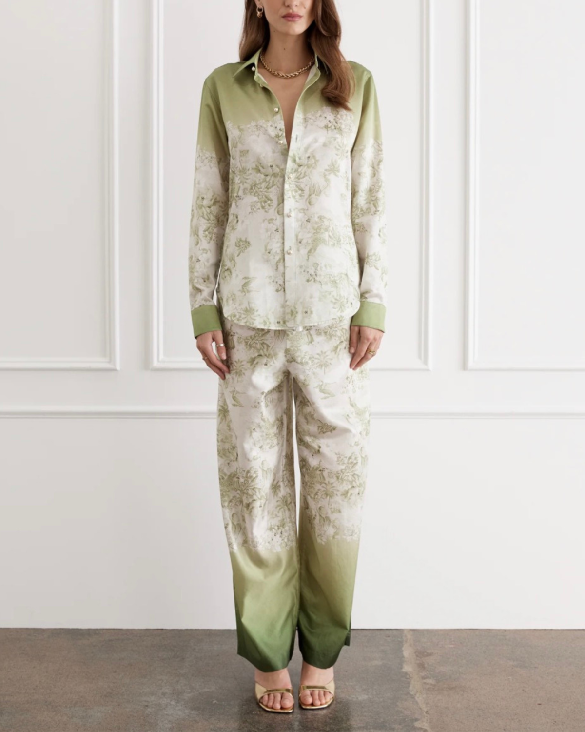 AQUA BLU Blake Shirt - Faisane - Image 3 of 5