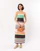 ROAME Frieda Strapless Midi Dress - Tango Stripe - Thumbnail 1