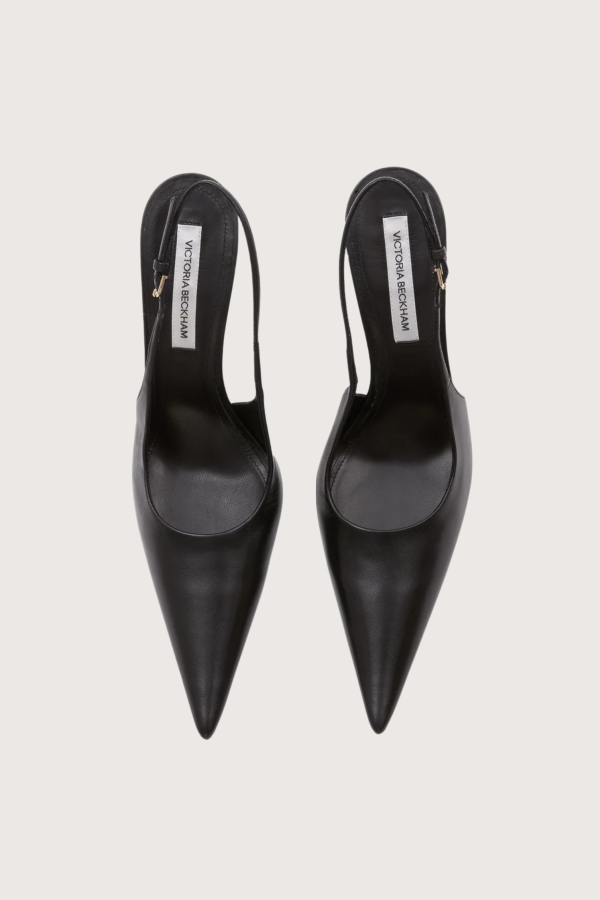 Victoria Beckham Victoria 100MM Slingback Heels - Black