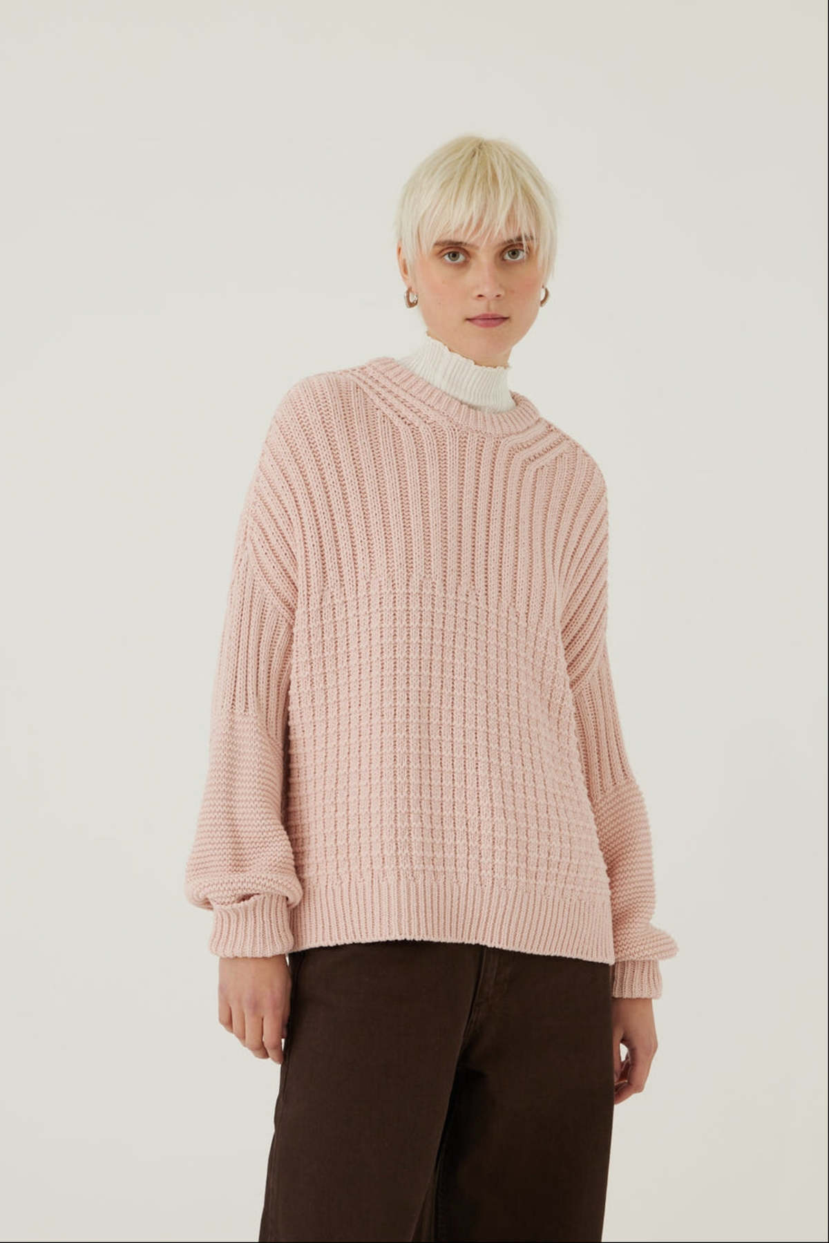 The Knotty Ones Delia Sweater - Dusty Pink - Image 2 of 7