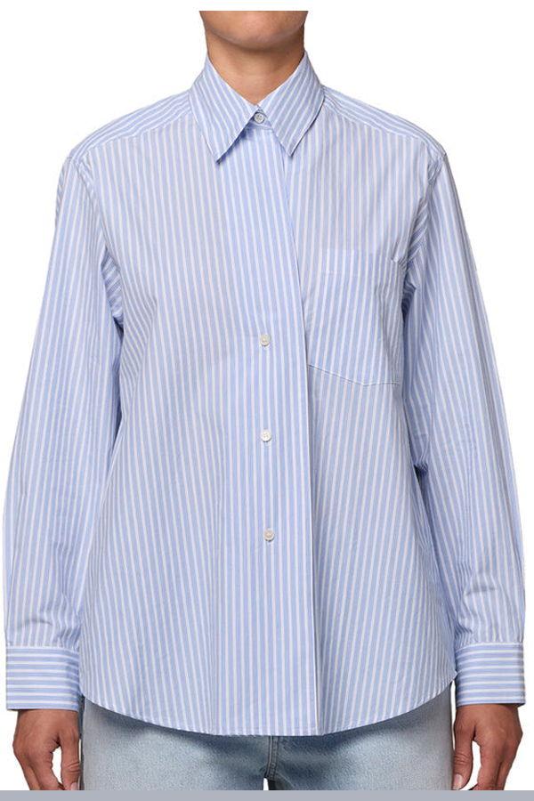 AGOLDE Aris Shirt in Banks Stripe