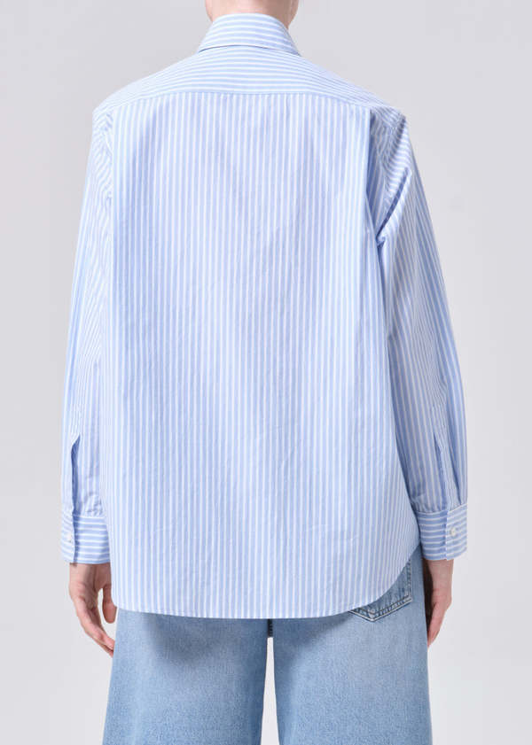 AGOLDE Aris Shirt in Banks Stripe