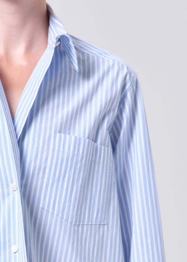 AGOLDE Aris Shirt in Banks Stripe