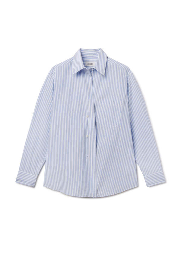 AGOLDE Aris Shirt in Banks Stripe