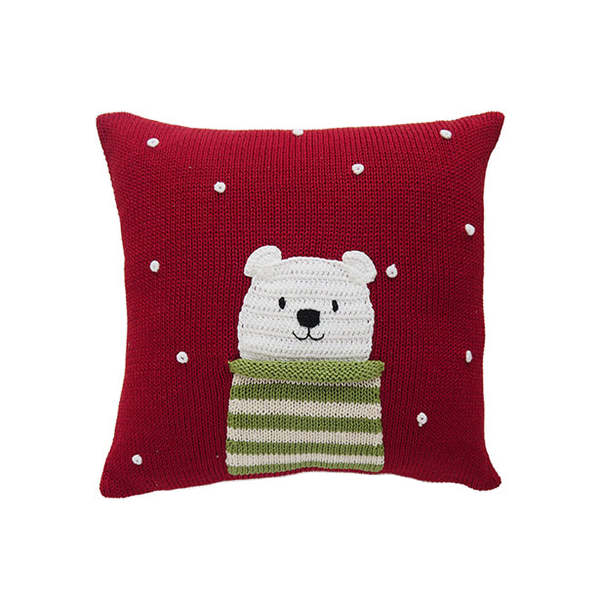 Melange Collection Polar Bear Pillow