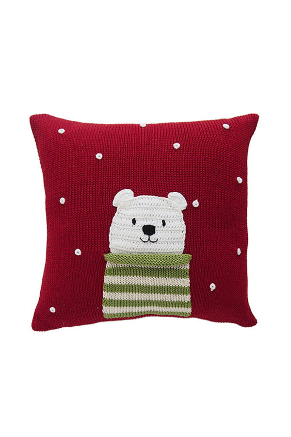 Melange Collection Polar Bear Pillow