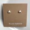 ELLIE PARKER CERAMICS Boucles d'Oreille Triangle en Céramique Earrings - Thumbnail 3