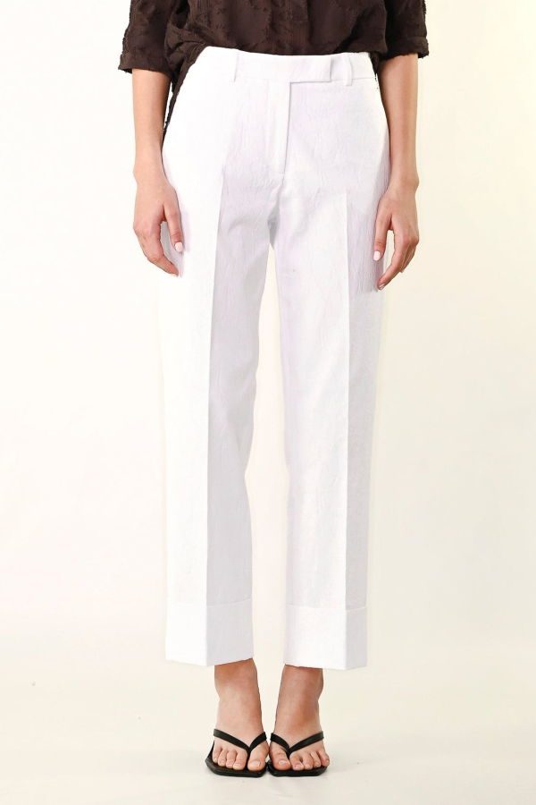 QL2 Maura Trouser - White