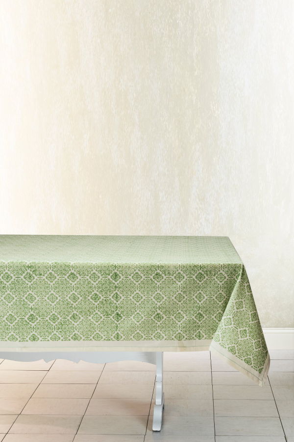 Sustainable Threads Hand Block Printed Tablecloth