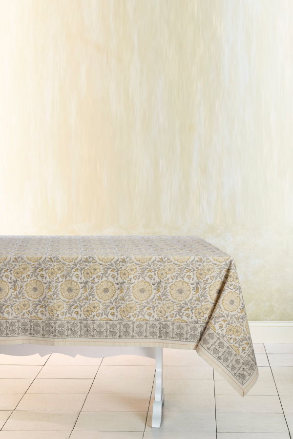 Sustainable Threads Hand Block Printed Tablecloth