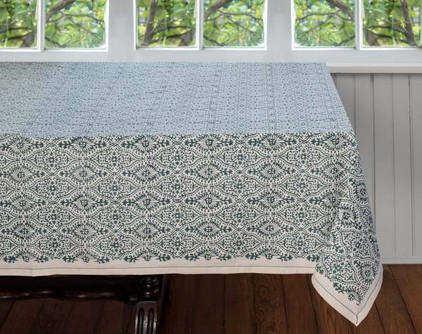 Sustainable Threads Hand Block Printed Tablecloth